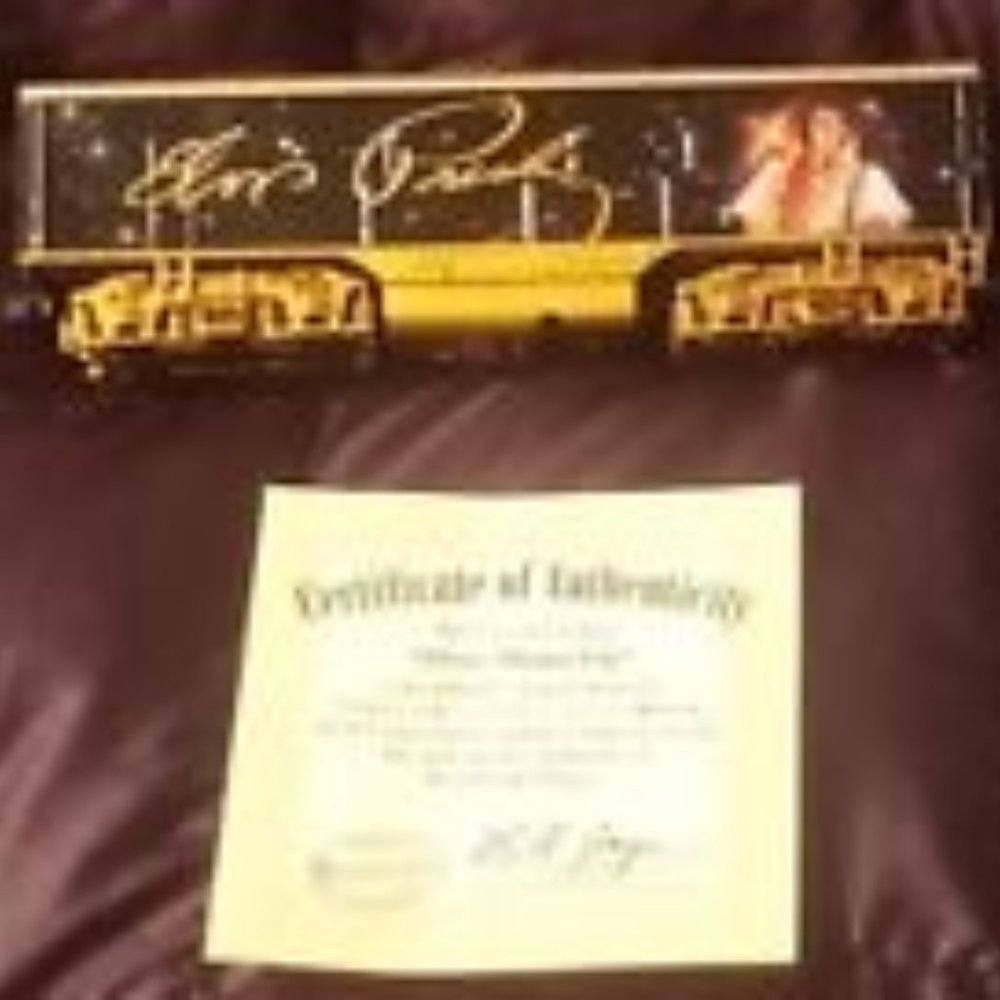 Elvis Presley "Engine" HO Train Hawthorne Village Express with Certificate